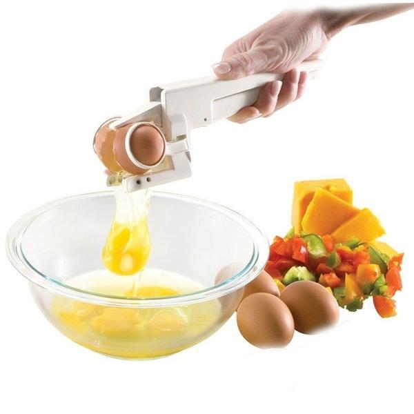 0109 Plastic Handheld Egg Cracker with Separator - SkyShopy 0109 Plastic Handheld Egg Cracker with Separator - SkyShopy